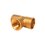 Tee Cobre Rosca Interior Centro 19 mm