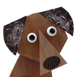 Figura decorativa mascota Golden Lab 39 cm