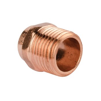 Conector Cobre Rosca Exterior 51 mm2
