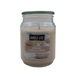 Vela aromática creamy van swirl 18 oz