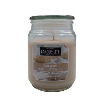 Vela aromática creamy van swirl 18 oz