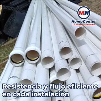Tubo PVC Hidráulico 100 MM 4 Sistema Ingles 6 M