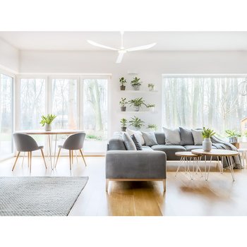 Ventilador Industrial de Cielo Veker Blanco