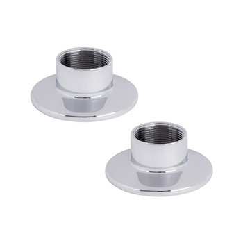 Juego Chapetones sin Empaques Helvex Cromo