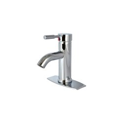 Llave Mezcladora Monomando Con Cubierta Para Lavabo 4" Rugo 23MM