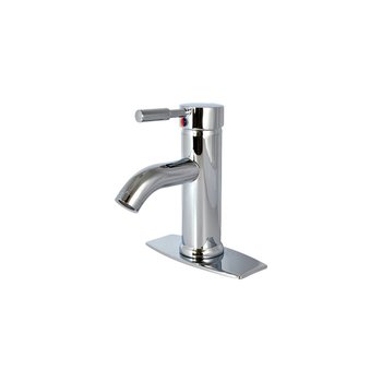 Llave Mezcladora Monomando Con Cubierta Para Lavabo 4" Rugo 23MM