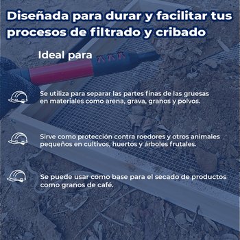 Malla Criba DeAcero 8 x 8 0.91 M