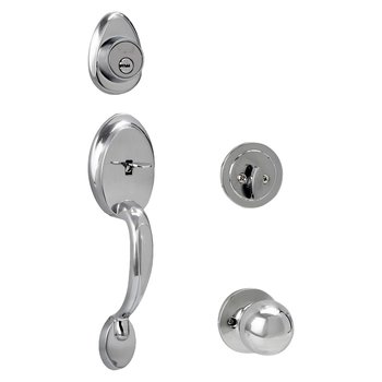 Cerradura de Gatillo Venecia Yale Alta Seguridad Cromo Mate