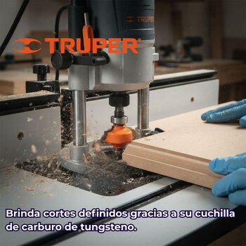 Broca Router Pecho Paloma Truper 13/8 x 1 1/16 pulg