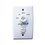 VENTILADOR INDUSTRIAL RAFAGA NEGRO MATE 56 in CON LUZ 4 ASPAS
