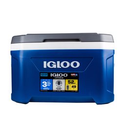 Hielera Latitude 52 Igloo 52 QT 85 latas gris y azul