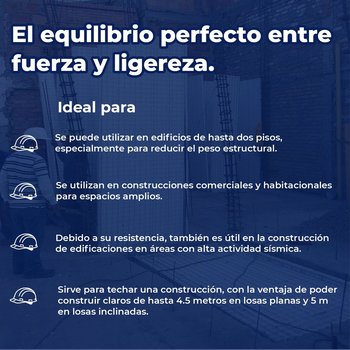 Panel W Losa Estructural Poliestireno 4 pulg