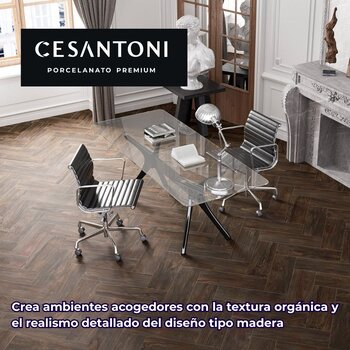 Piso Stockton Tipo Madera Cesantoni 20x60 cm