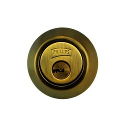 Cerrojo Alta Seguridad Phillips Ll/Ll Latón Antiguo