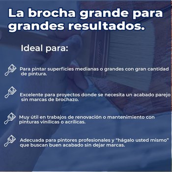 Brocha de Poliéster Project Select Corte Recto BYP 3"