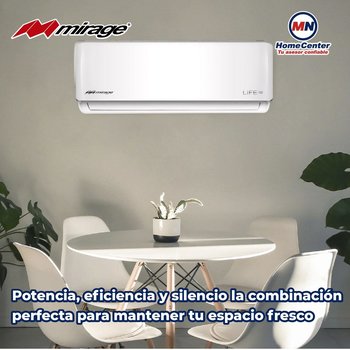 Minisplit Mirage Life 12 1 Tonelada Solo Frío 220 V