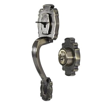 Cerradura Entrada Gatillo Yale Riviera Latón Antiguo Ll/M