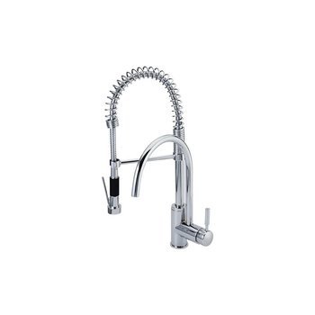 Llave Monomando Para Fregadero Doble Cabezal Helvex E-308