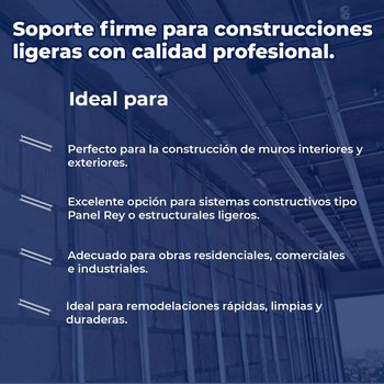 Poste Metálico Calibre 26 4.10X2.44 M