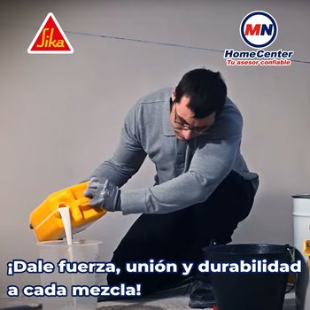 Adhesivo y adherente Sikalatex N Pack 1.2 l