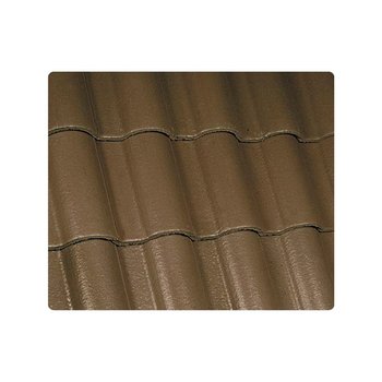 Teja Concreto Mediterránea 44 x 30 cm Tabaco