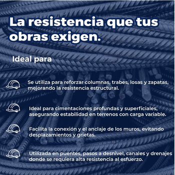 VARILLA DOBLADA # 3 3/8 x 12 M AR-42