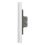 Placa 1 Apagador Lucek Flat Blanco