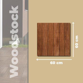 Piso Woodstock Walnut Daltile 45 x 45 cm