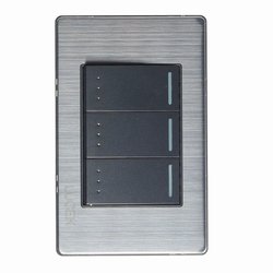 Placa 3 Apagadores Sencillos Lucek BP03MA