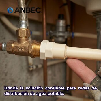 Conector CPVC Rosca Interior 25 mm 1 pulg