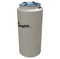 Tinaco vertical Rotoplas beige 1000 L c/herrajes y filtro