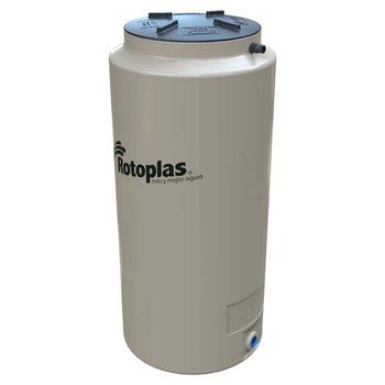 Tinaco vertical Rotoplas beige 1000 L c/herrajes y filtro