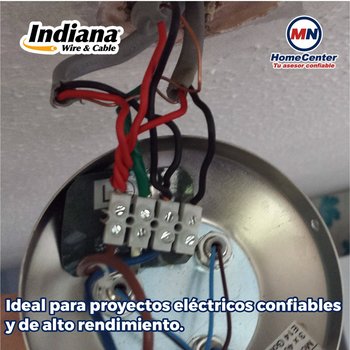 Cable Eléctrico Rojo Rollo de 100 M Calibre 10 THW-LS