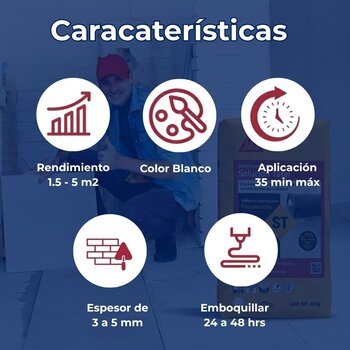 Adhesivo Solución Total Bexel Blanco 20 kg