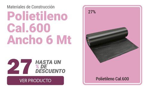 Polietileno negro CAL.600