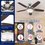 Ventilador Builder Deluxe 52 pulg Niquel cepillado Hunter