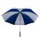 Paraguas portátil para lluvia estilo golf azul y blanco