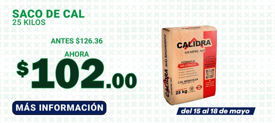 Saco de cal