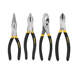 Juego de 4 pinzas mango de vinil Pretul