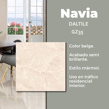 Piso Navia Beige Daltile 37x37 cm