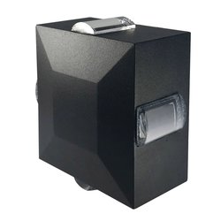 Luminario de Sobreponer en Muro Pixel Negro Estevez 4W