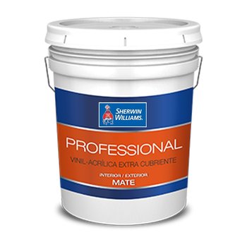 Pintura Vinil Acrílica Mate Professional Blanco 19 L