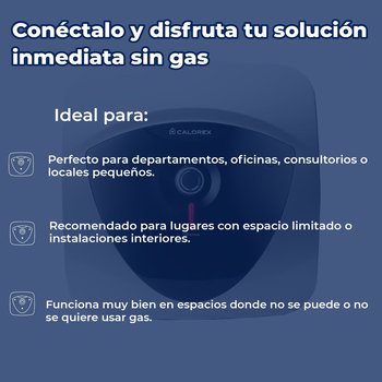 Calentador Depósito Eléctrico 15 L Levare 0.5 Servicios