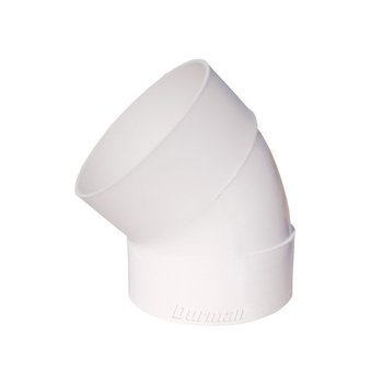 Codo PVC Sanitario 2 45 Grados 50 mm