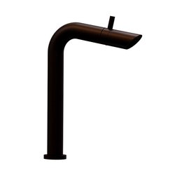 Monomando Lavabo Alto Contra Push Helvex E-923-EB Ébano