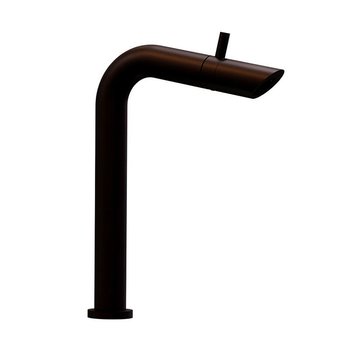 Monomando Lavabo Alto Contra Push Helvex E-923-EB Ébano