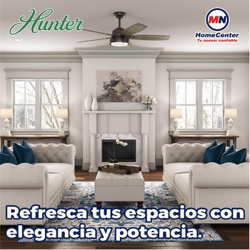 Ventilador De Techo Channelside Hunter 52 Pulg