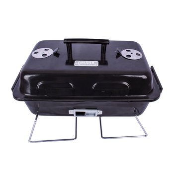 Asador Portátil Rectangular de Acero 30X45cm