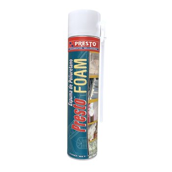 Espuma Poliuretano Presto Foam Secado Rápido 750 ml