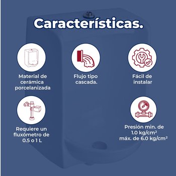 Mingitorio Para Sanitario Flujo Cascada Helvex MG Ferry